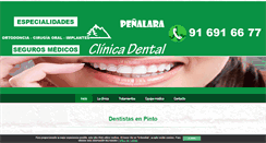 Desktop Screenshot of clinicadentalpenalara.com